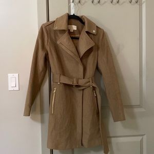 Michael Kors Tan Overcoat